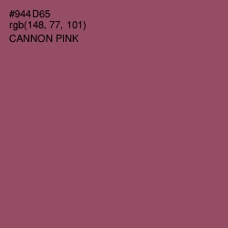 #944D65 - Cannon Pink Color Image