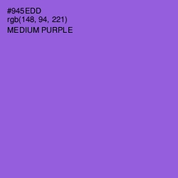 #945EDD - Medium Purple Color Image