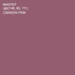 #945F6F - Cannon Pink Color Image