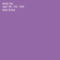 #9467A6 - Wisteria Color Image