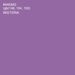 #9468A3 - Wisteria Color Image