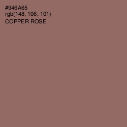 #946A65 - Copper Rose Color Image