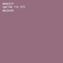 #946E7F - Bazaar Color Image