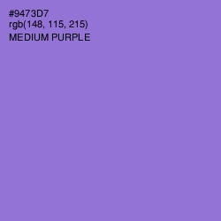 #9473D7 - Medium Purple Color Image