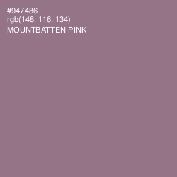 #947486 - Mountbatten Pink Color Image