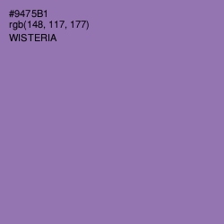 #9475B1 - Wisteria Color Image