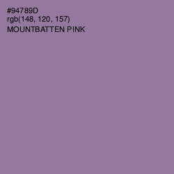 #94789D - Mountbatten Pink Color Image