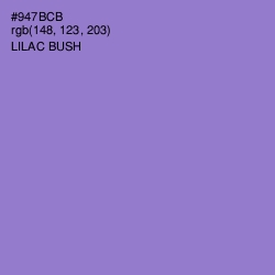#947BCB - Lilac Bush Color Image