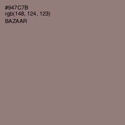 #947C7B - Bazaar Color Image