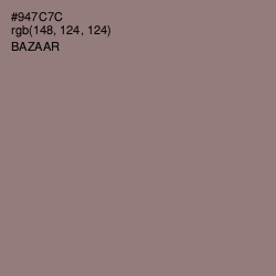 #947C7C - Bazaar Color Image