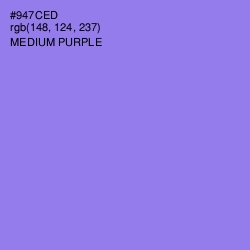 #947CED - Medium Purple Color Image