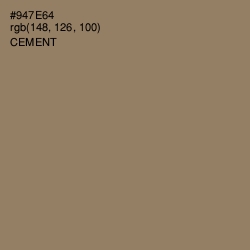 #947E64 - Cement Color Image