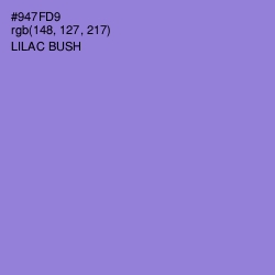 #947FD9 - Lilac Bush Color Image