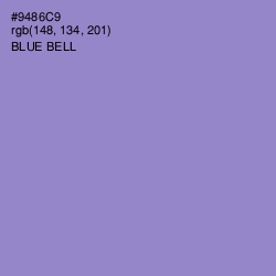 #9486C9 - Blue Bell Color Image