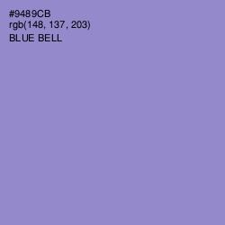 #9489CB - Blue Bell Color Image