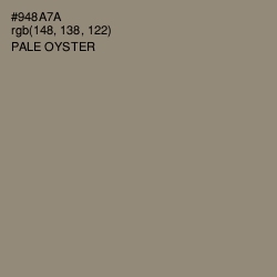 #948A7A - Pale Oyster Color Image