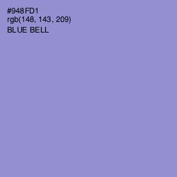 #948FD1 - Blue Bell Color Image