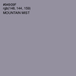 #94909F - Mountain Mist Color Image