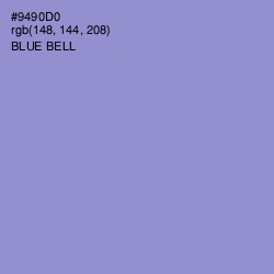 #9490D0 - Blue Bell Color Image