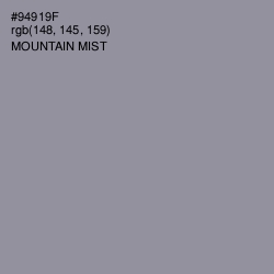 #94919F - Mountain Mist Color Image