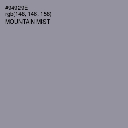 #94929E - Mountain Mist Color Image