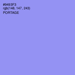 #9493F3 - Portage Color Image