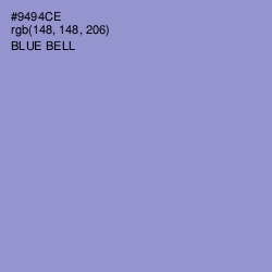 #9494CE - Blue Bell Color Image
