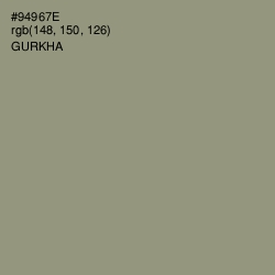 #94967E - Gurkha Color Image