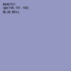 #9497C1 - Blue Bell Color Image