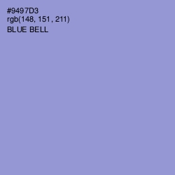 #9497D3 - Blue Bell Color Image