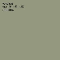 #94987E - Gurkha Color Image