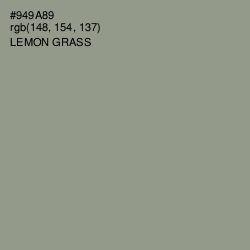 #949A89 - Lemon Grass Color Image