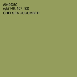 #949D5C - Chelsea Cucumber Color Image