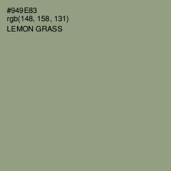 #949E83 - Lemon Grass Color Image