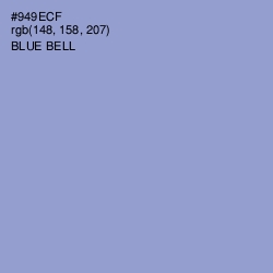 #949ECF - Blue Bell Color Image