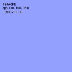 #94A0FE - Jordy Blue Color Image