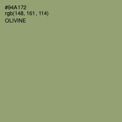 #94A172 - Olivine Color Image
