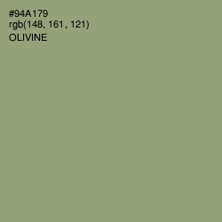 #94A179 - Olivine Color Image