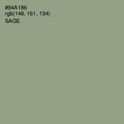 #94A186 - Sage Color Image