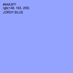 #94A3FF - Jordy Blue Color Image