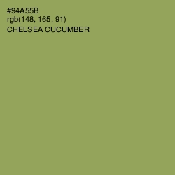 #94A55B - Chelsea Cucumber Color Image