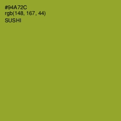 #94A72C - Sushi Color Image