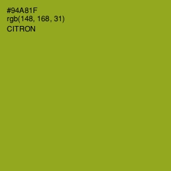 #94A81F - Citron Color Image