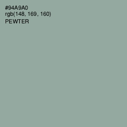 #94A9A0 - Pewter Color Image