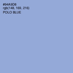 #94A9D8 - Polo Blue Color Image