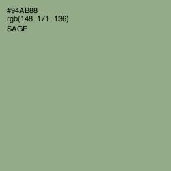 #94AB88 - Sage Color Image