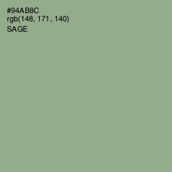 #94AB8C - Sage Color Image