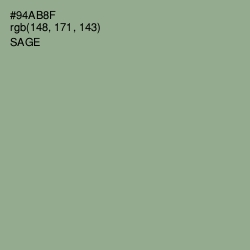 #94AB8F - Sage Color Image