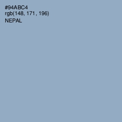 #94ABC4 - Nepal Color Image