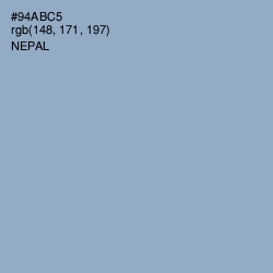#94ABC5 - Nepal Color Image